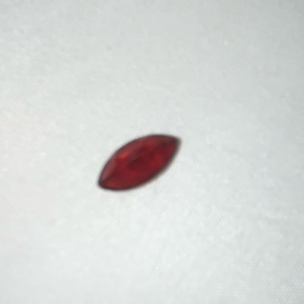 Ruby Red Marquise Cut Gemstone - image 2